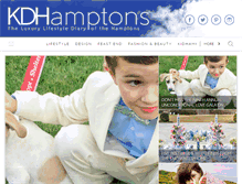 Tablet Screenshot of kdhamptons.com